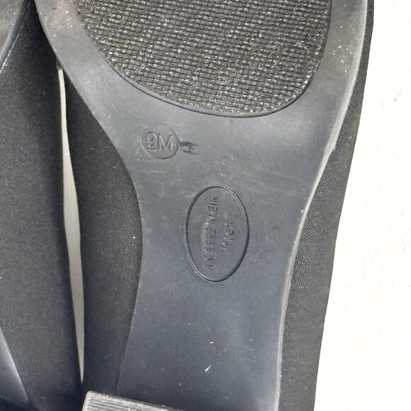 Anne Klein Iflex Telepathy Knit Stretch Square Moc Toe Loafer Teo Pump Womens 9 - Picture 8 of 9